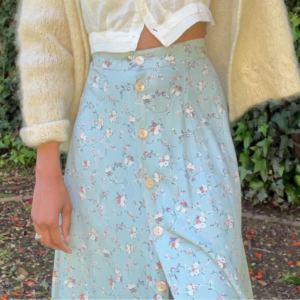 Vintage Robin Blue Midi